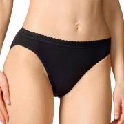 Calida Truser Slip/Hosen Minislip Black Svart bomull Large Dame