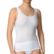 Calida Slip/Hosen Top White Hvit bomull Small Dame