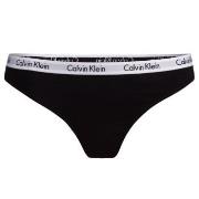 Calvin Klein Truser Carousel Thong Svart bomull Medium Dame