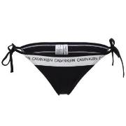 Calvin Klein CK Logo String Side Tie Bikini Svart Small Dame