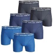 Björn Borg 6P Essential Shorts Marine/Blå bomull X-Large Herre