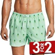 Björn Borg Badebukser Santiago Swim Shorts Grønn polyester X-Large Her...