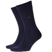 Burlington Strømper Leeds Wool Sock Marine Str 40/46 Herre