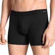 Calida Cotton Code Boxer Brief With Fly Svart bomull XX-Large Herre