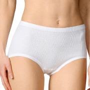 Calida Truser Cotton Midi Brief Hvit bomull 42 Dame