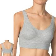 Calida BH Elastic Top Midnattsblå bomull Small Dame