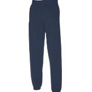 Fruit of the Loom Elasticated Jog Pants Marine Large Herre