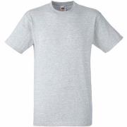 Fruit of the Loom Heavy Cotton T Gråmelerad bomull 3XL Herre