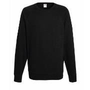 Fruit of the Loom Light Raglan Sweat Svart X-Large Herre