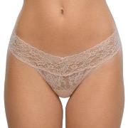 Hanky Panky Truser 3P Low Rise Thong Beige nylon One Size Dame