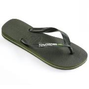 Havaianas Brasil Logo Oliven Str 37/38