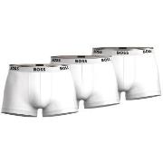 BOSS 6P Cotton Stretch Trunks Hvit bomull XX-Large Herre