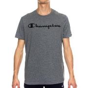 Champion Classics Men Crewneck T-shirt Grå bomull Medium Herre