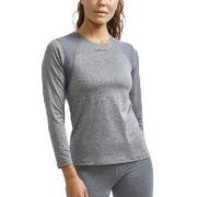 Craft Essence LS Tee Women Grå polyester Large Dame