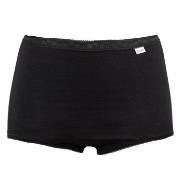 Damella Truser Classic Cotton Maxi Brief Svart bomull Large Dame