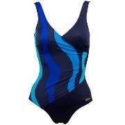 Damella Julia Basic Swimsuit Royalblå 44 Dame