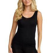 Damella Wool And Silk Tank Top Svart ull 48 Dame