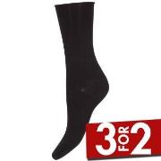 Decoy Strømper Thin Comfort Top Socks Svart Strl 37/41 Dame