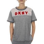 DKNY Spell It Out SS Tee Grå Small Dame