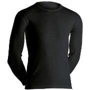 Dovre Long Sleeve Wool Crew Neck Svart merinoull Large Herre