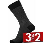 Egtved Strømper Bamboo Sock Svart Str 45/48 Herre