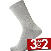 Egtved Strømper Cotton No Elastic Socks Lysgrå Str 40/45 Herre