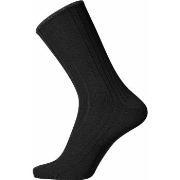 Egtved Strømper Wool No Elastic Rib Socks Svart Str 36/41