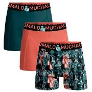 Muchachomalo 3P Cotton Stretch Camera Boxer Grønn Mønster bomull Large...