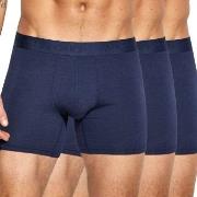 Panos Emporio 3P Base Bamboo Cotton Boxer Marine Small Herre