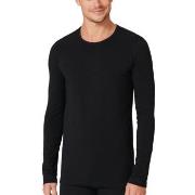 Schiesser 95-5 Organic Cotton Long Sleeve Shirt Svart økologisk bomull...