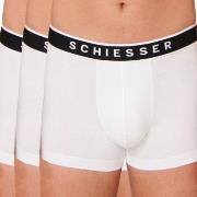 Schiesser 3P 95-5 Organic Cotton Rio Boxer Hvit Large Herre