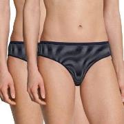 Schiesser Truser 2P Modal Essentials Tai Briefs Mørkblå 38 Dame