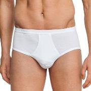 Schiesser Original Classics Fine Rib Sport Brief Hvit bomull Medium He...