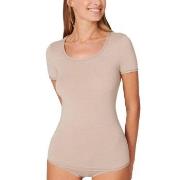 Schiesser Personal Fit Crew Neck Beige Large Dame