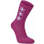 Seger Strømper Lillen Junior Sock Rosa ull Str 28/30 Barn