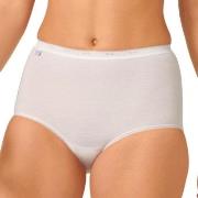 Sloggi Truser 3P Basic Maxi Hvit bomull 42 Dame
