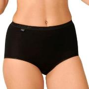 Sloggi Truser 4P Basic Plus Maxi Svart bomull 52 Dame