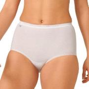 Sloggi Truser 4P Basic Plus Maxi Hvit bomull 42 Dame