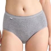 Sloggi Truser Dam Basic Midi Grå bomull 38 Dame