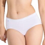 Sloggi Truser Dam Basic Midi Hvit bomull 42 Dame