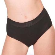 Sloggi Truser Double Comfort Maxi Svart bomull 46 Dame