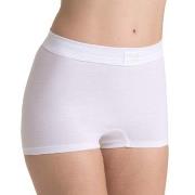 Sloggi Truser Double Comfort Shorts Hvit bomull 40 Dame