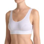 Sloggi BH Double Comfort Top Hvit bomull 40 Dame