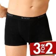 Sloggi For Men Basic Shorts Svart bomull Medium Herre