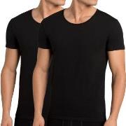 Sloggi 2P Men 24 7 T-Shirt Svart bomull XX-Large Herre