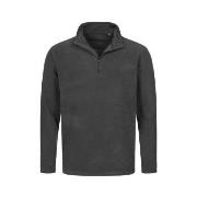 Stedman Active Fleece Half-Zip For Men Grå polyester XX-Large Herre