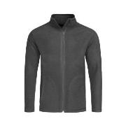 Stedman Active Fleece Jacket For Men Grå polyester Medium Herre