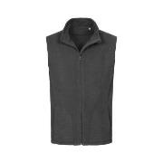 Stedman Active Fleece Vest For Men Grå polyester XX-Large Herre