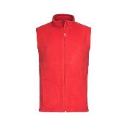 Stedman Active Fleece Vest For Men Rød polyester XX-Large Herre