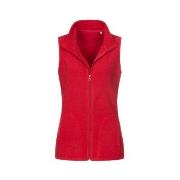 Stedman Active Fleece Vest For Women Rød polyester X-Large Dame